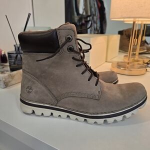 Timberland Women's Taupe Brookton 6" Leather Boots